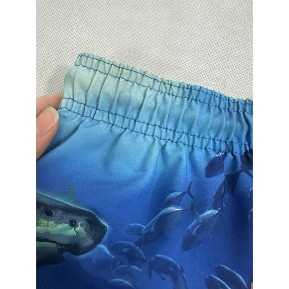 Wonder Nation Boys Shark Swim Trunks Size 6-7 Read - Picture 2 of 8
